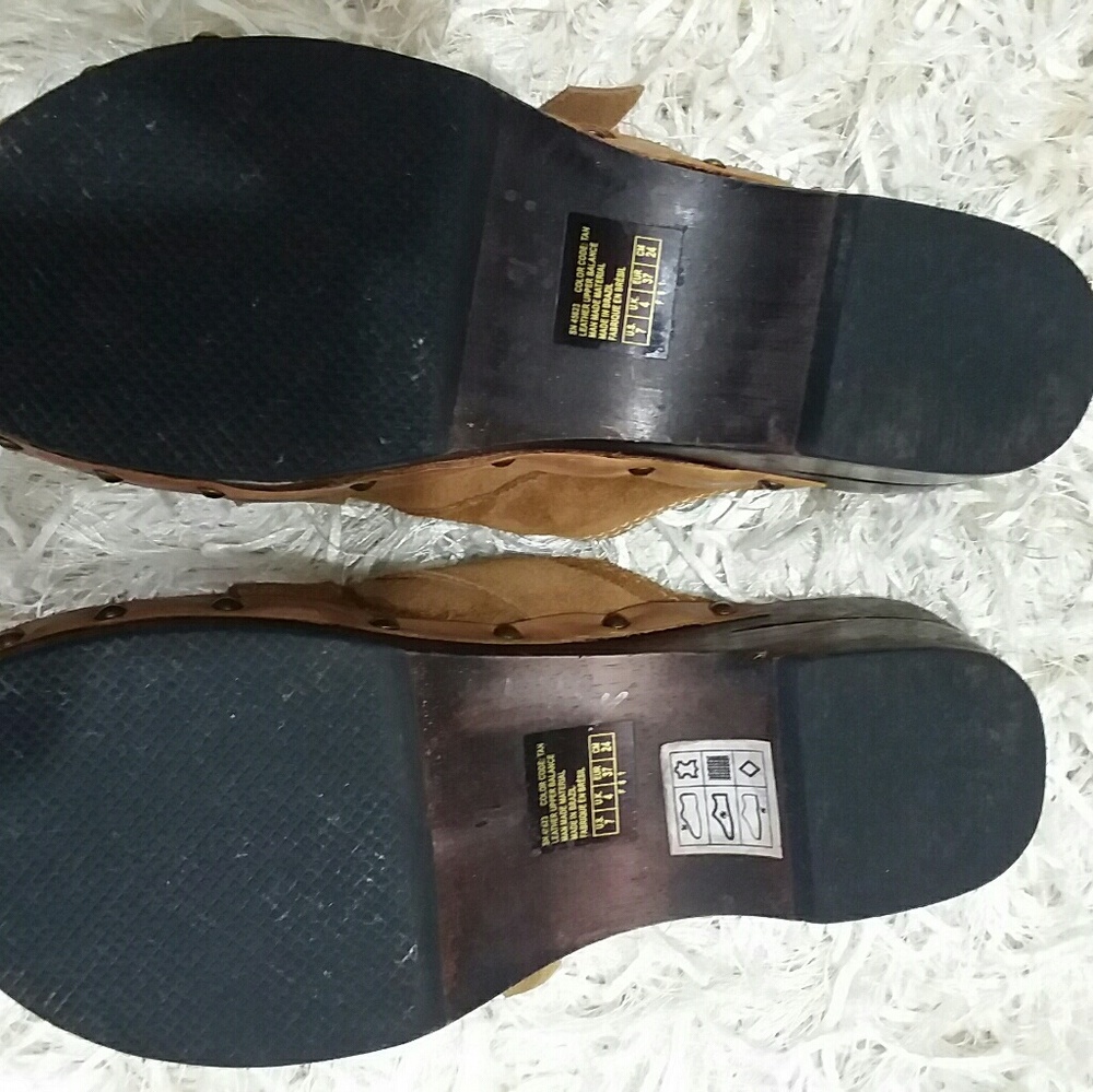 SKETCHERS WOODEN WEDGES SIZE 7 - Picture 4 of 6